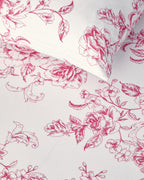 Cotton Duvet Cover Set - Blue, Orange & Pink (view 47)