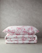 Cotton Duvet Cover Set - Blue, Orange & Pink (view 49)