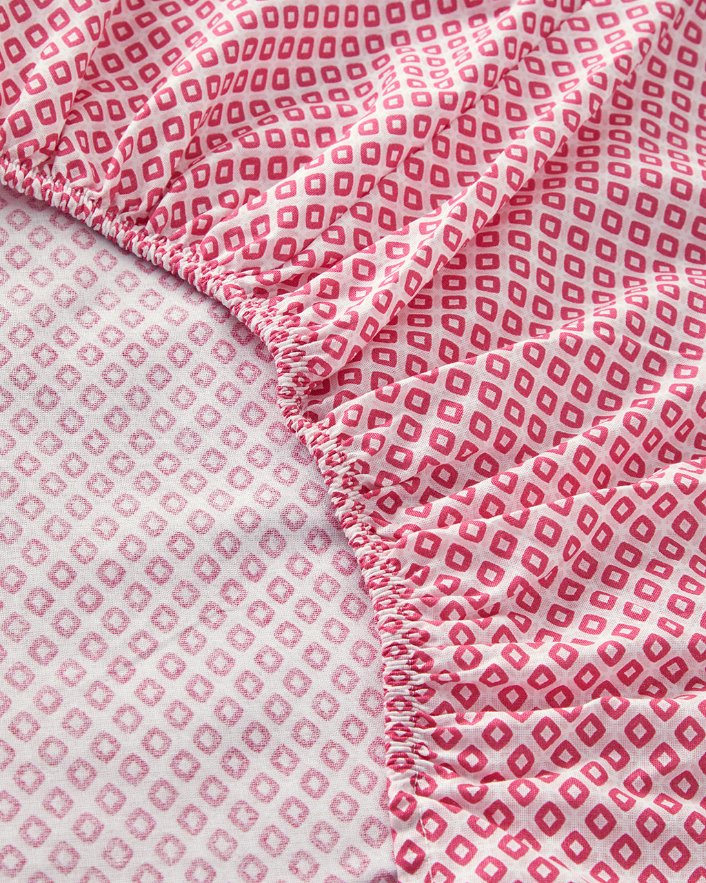 Cotton Duvet Cover Set - Blue, Orange & Pink (view 62)