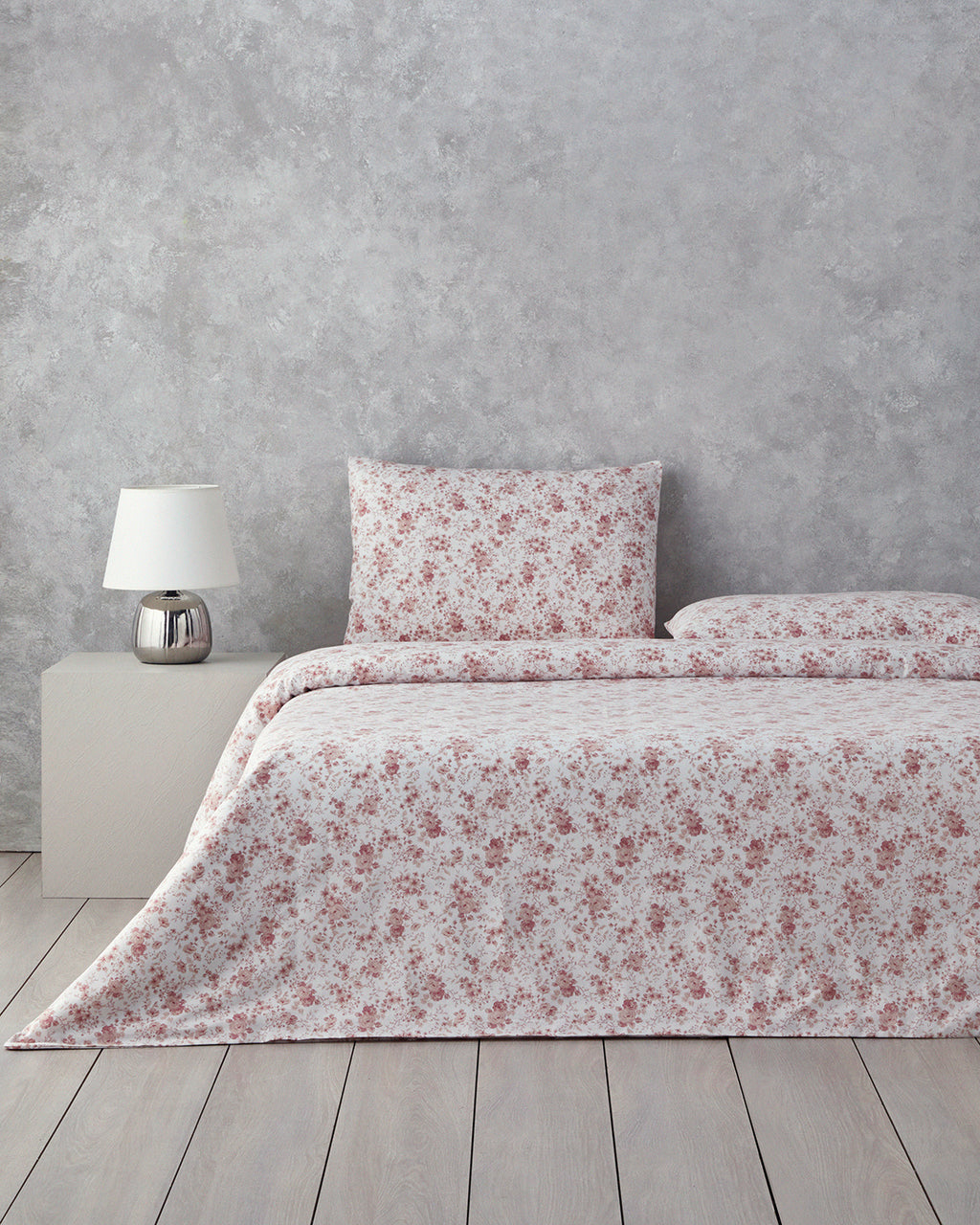Glam Rose Easy Iron Double Size Duvet Cover Set 200x220 cm Pink