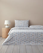 Easy Iron Duvet Cover Set Blue - Single 160x220 cm