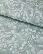 Easy Iron Duvet Cover Set - Dusty Rose, Green & Blue (view 10)