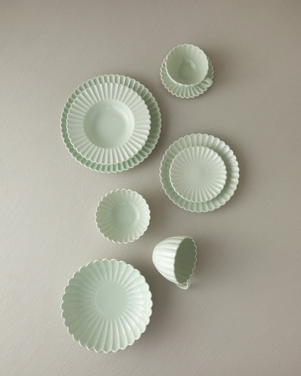 Fiore New Bone China Cake Plate 15 cm Mint (view 4)