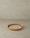Adelaide Rattan Tray 28 cm Brown