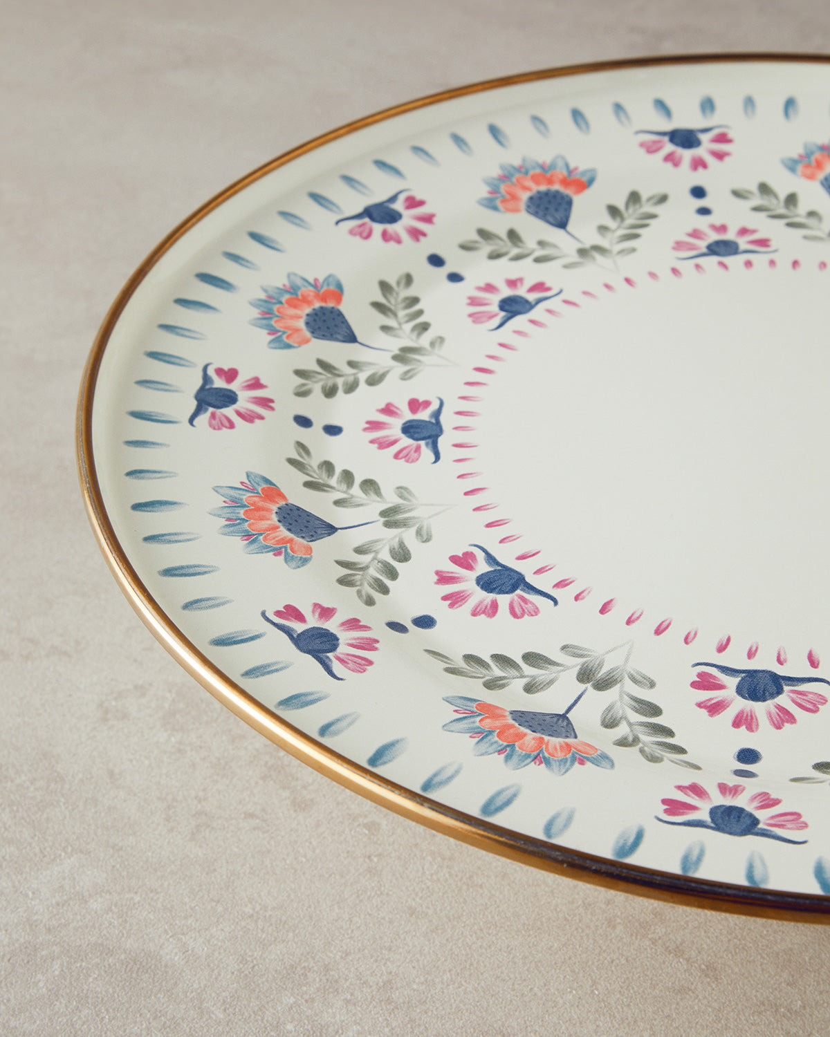 Carnival Time New Bone China Cake Stand 25 cm Navy Blue (view 3)