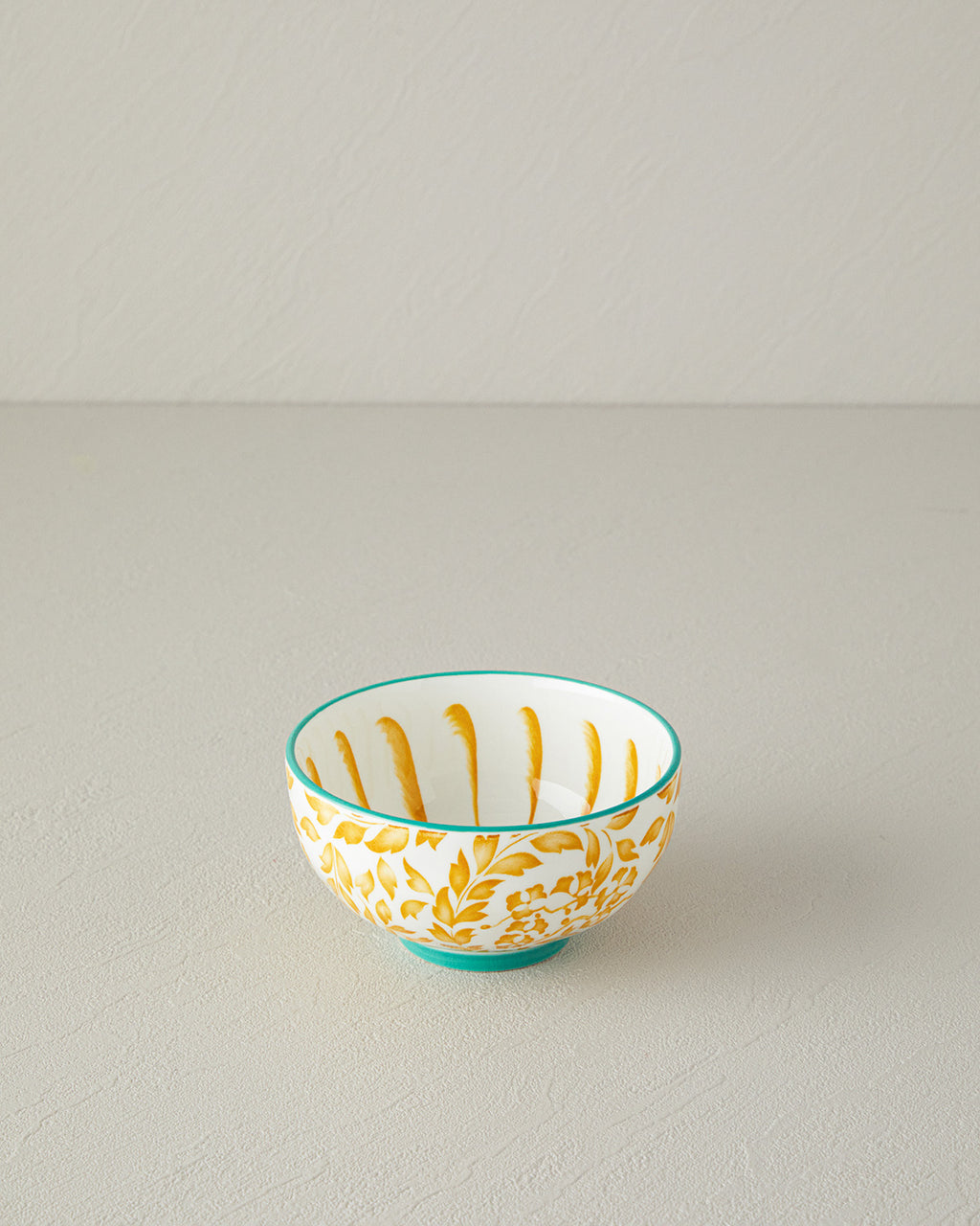 Floral Lines New Bone China Bowl 12 cm - Damson (view 2)