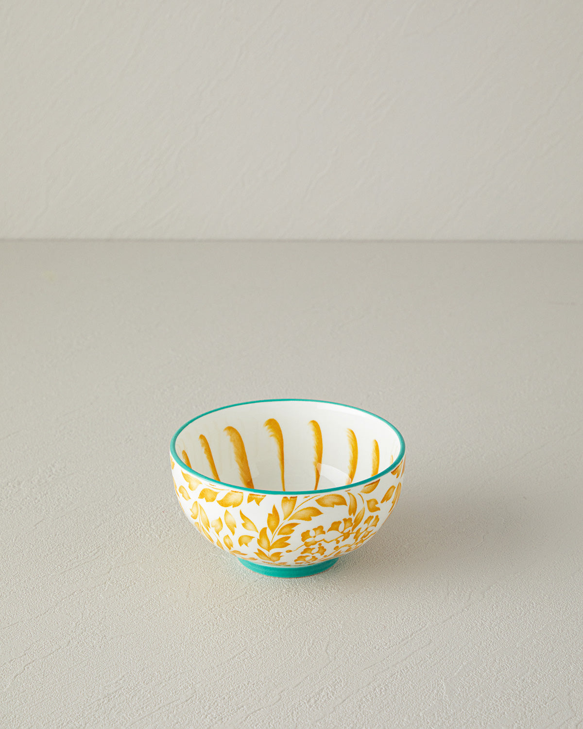 Floral Lines New Bone China Bowl 12 cm - Damson (view 2)