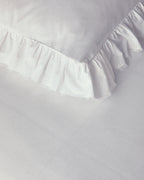 Blaze Ruffled Waffle Duvet Cover Set - Terracotta - King 240x220 cm (view 4)