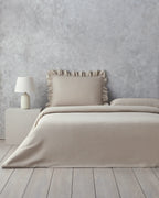 Blaze Ruffled Waffle Duvet Cover Set (view 8)