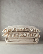 Blaze Ruffled Waffle Duvet Cover Set (view 14)