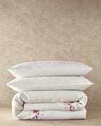 Flower Chain Soft Cotton with Digital Print Duvet Cover Set Dusty Rose (view 7)