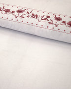 Flower Chain Soft Cotton with Digital Print Duvet Cover Set Dusty Rose (view 9)