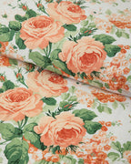 Cotton Duvet Cover Set - Orange & Blue (view 7)