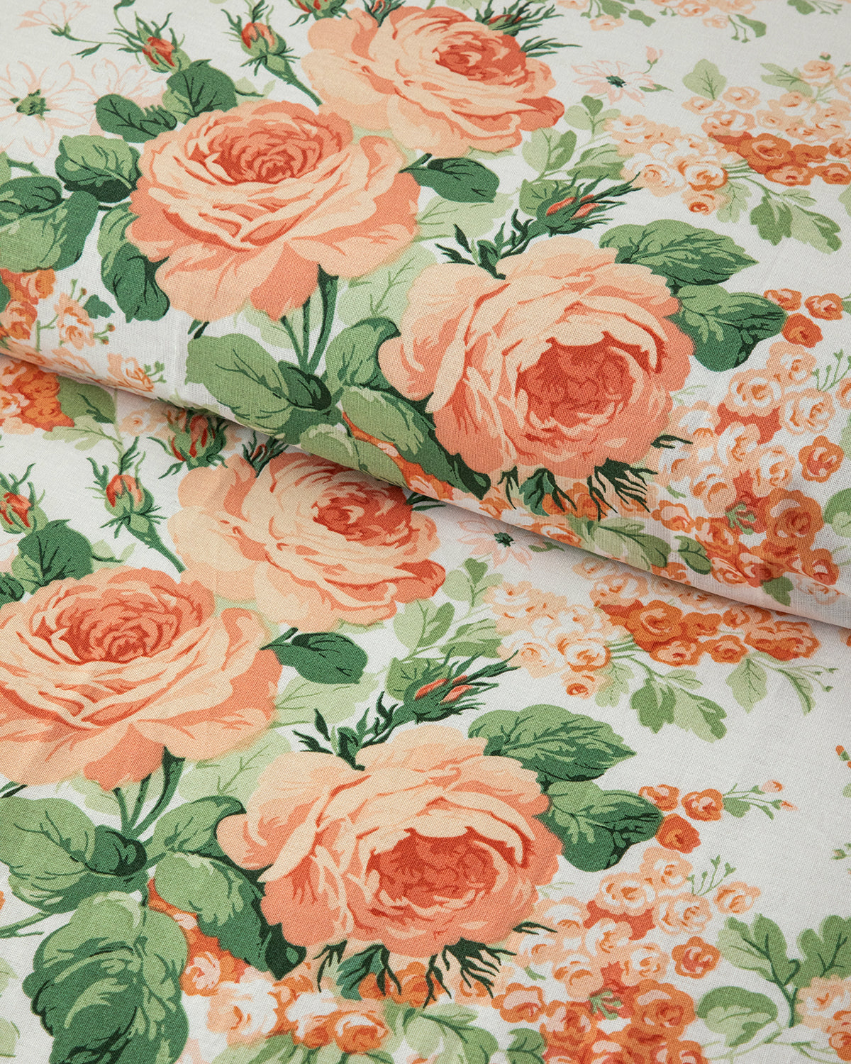 Cotton Duvet Cover Set - Orange & Blue (view 7)