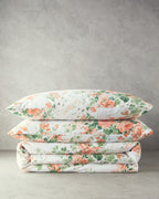 Cotton Duvet Cover Set - Orange & Blue (view 10)