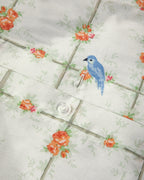 Cotton Duvet Cover Set Green (view 4)
