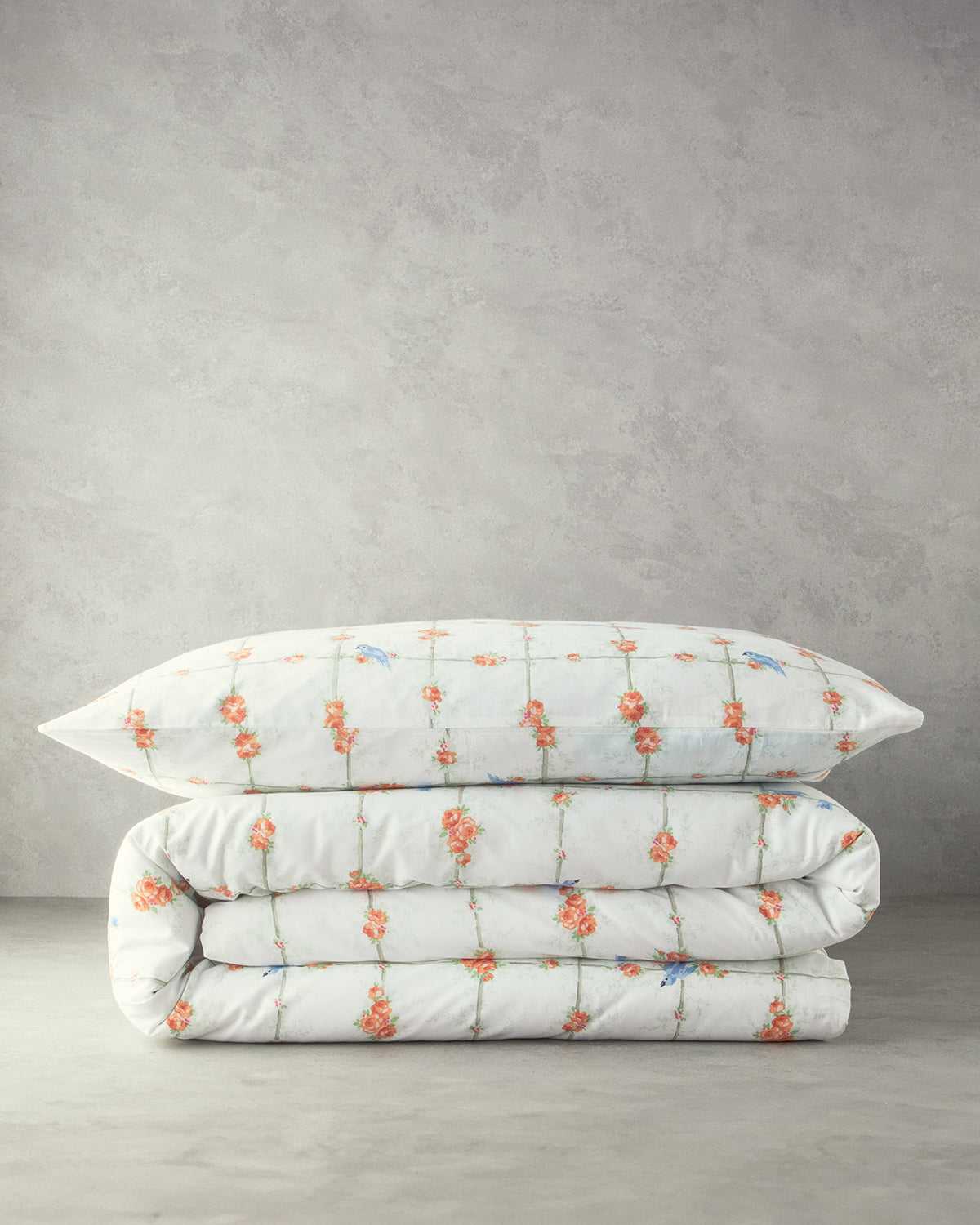 Cotton Duvet Cover Set Green (view 5)