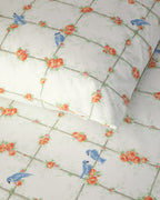 Cotton Duvet Cover Set Green (view 8)