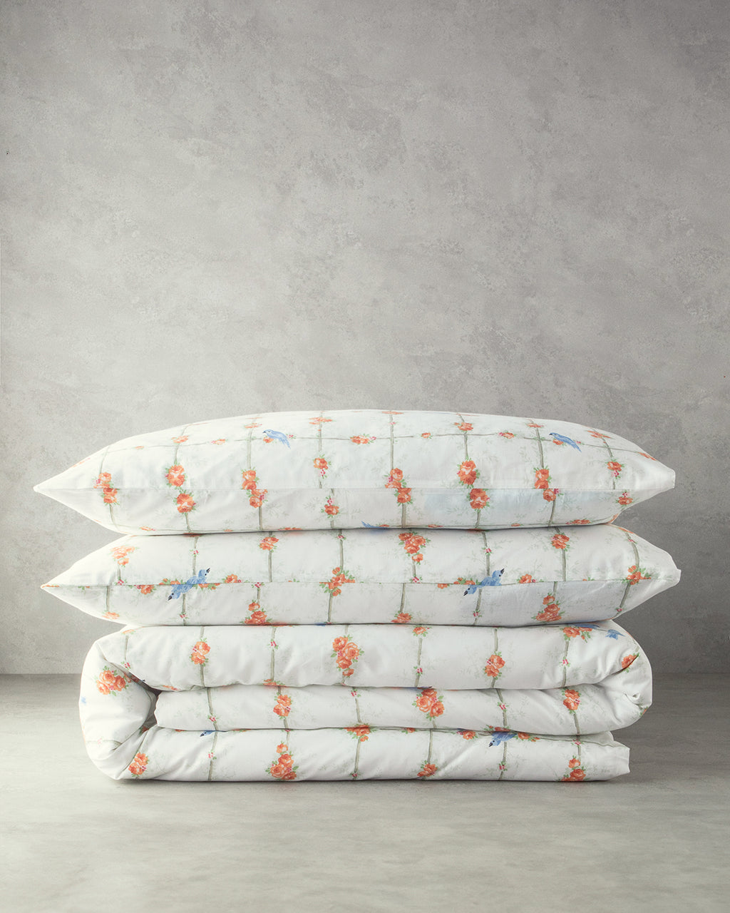 Cotton Duvet Cover Set Green (view 10)