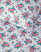 Cotton Duvet Cover Set Blue (view 8)