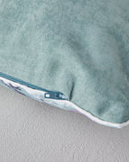 Garis Decorative Cushion 45x45 cm Sea Green (view 3)
