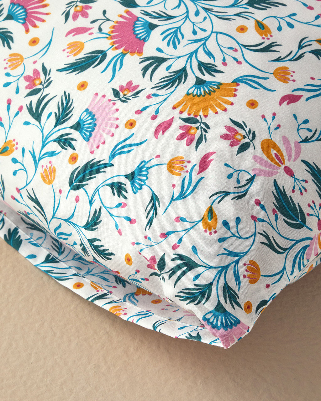 Easy Iron 2 pcs Pillow Case 50x70 cm Green