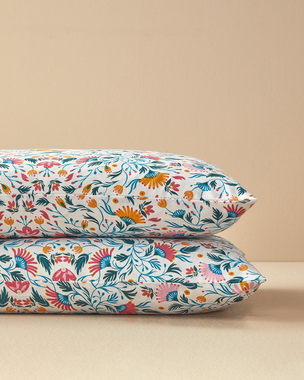 Easy Iron 2 pcs Pillow Case 50x70 cm Green (view 2)