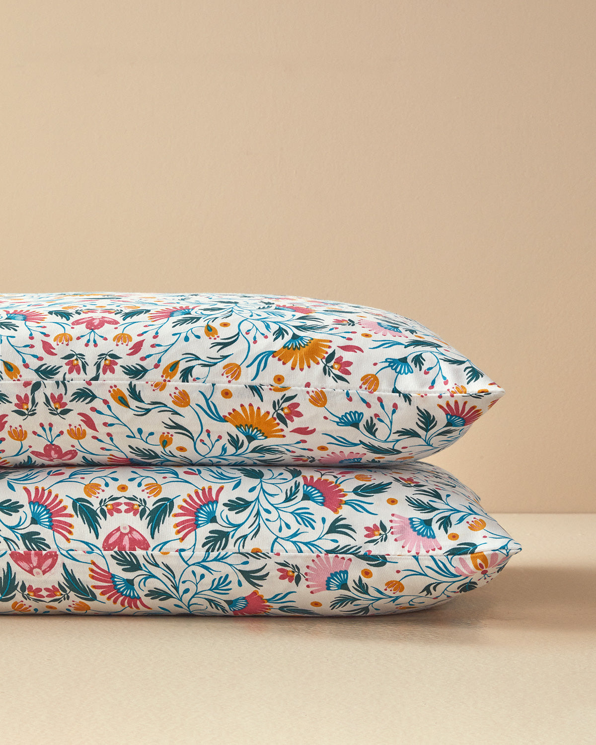 Easy Iron 2 pcs Pillow Case 50x70 cm Green (view 2)