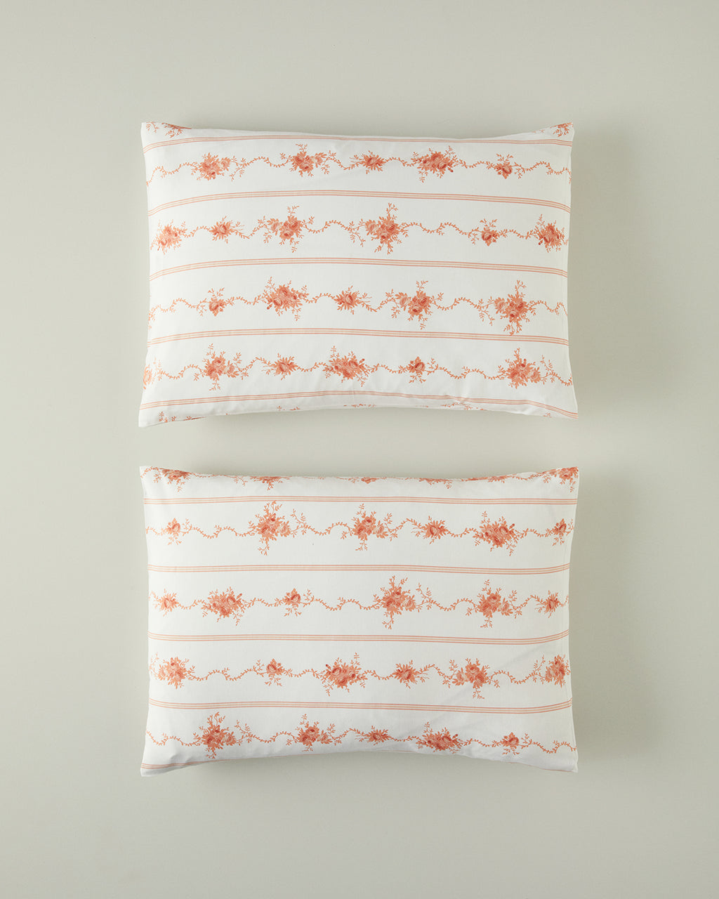 Easy Iron 2 pcs Pillow Case 50x70 cm - Orange