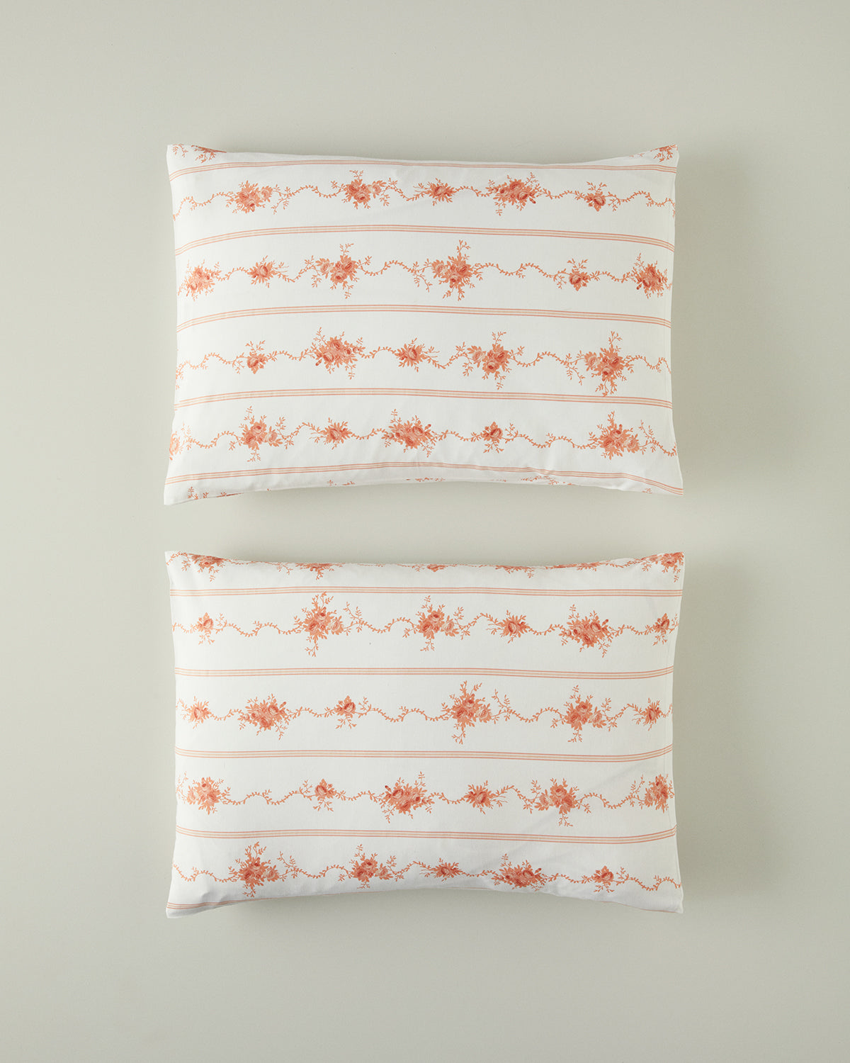 Easy Iron 2 pcs Pillow Case 50x70 cm - Orange