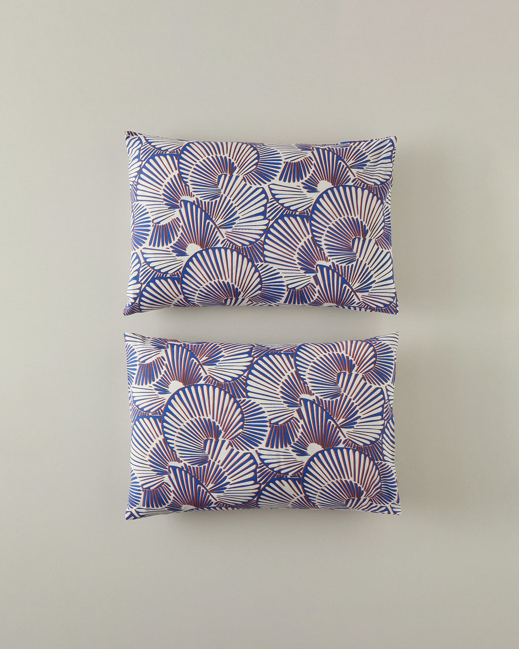 Easy Iron 2 pcs Pillow Case 50x70 Navy Blue - Orange