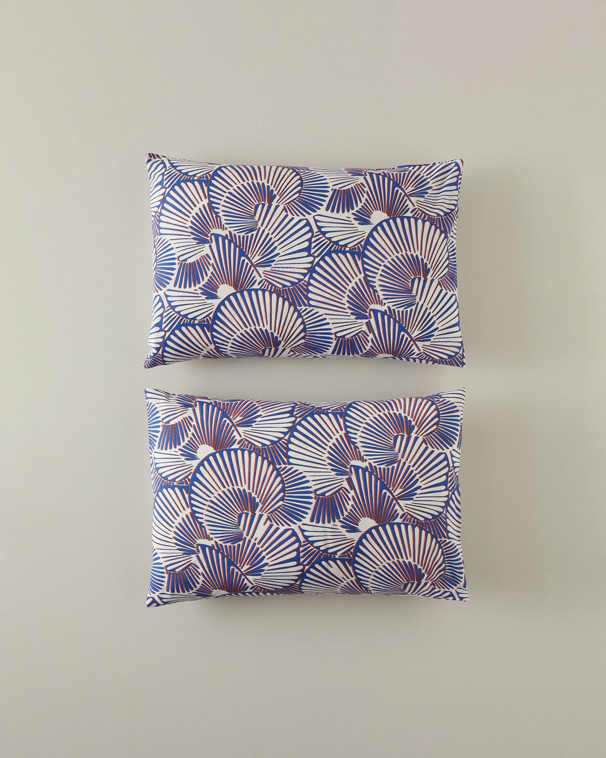 Easy Iron 2 pcs Pillow Case 50x70 Navy Blue - Orange