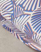 Easy Iron 2 pcs Pillow Case 50x70 Navy Blue - Orange (view 3)