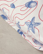 Easy Iron 2 pcs Pillow Case 50x70 Red-Dark Blue (view 3)