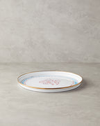 Joly Sea Enamel Tray 31 cm White - Blue (view 2)