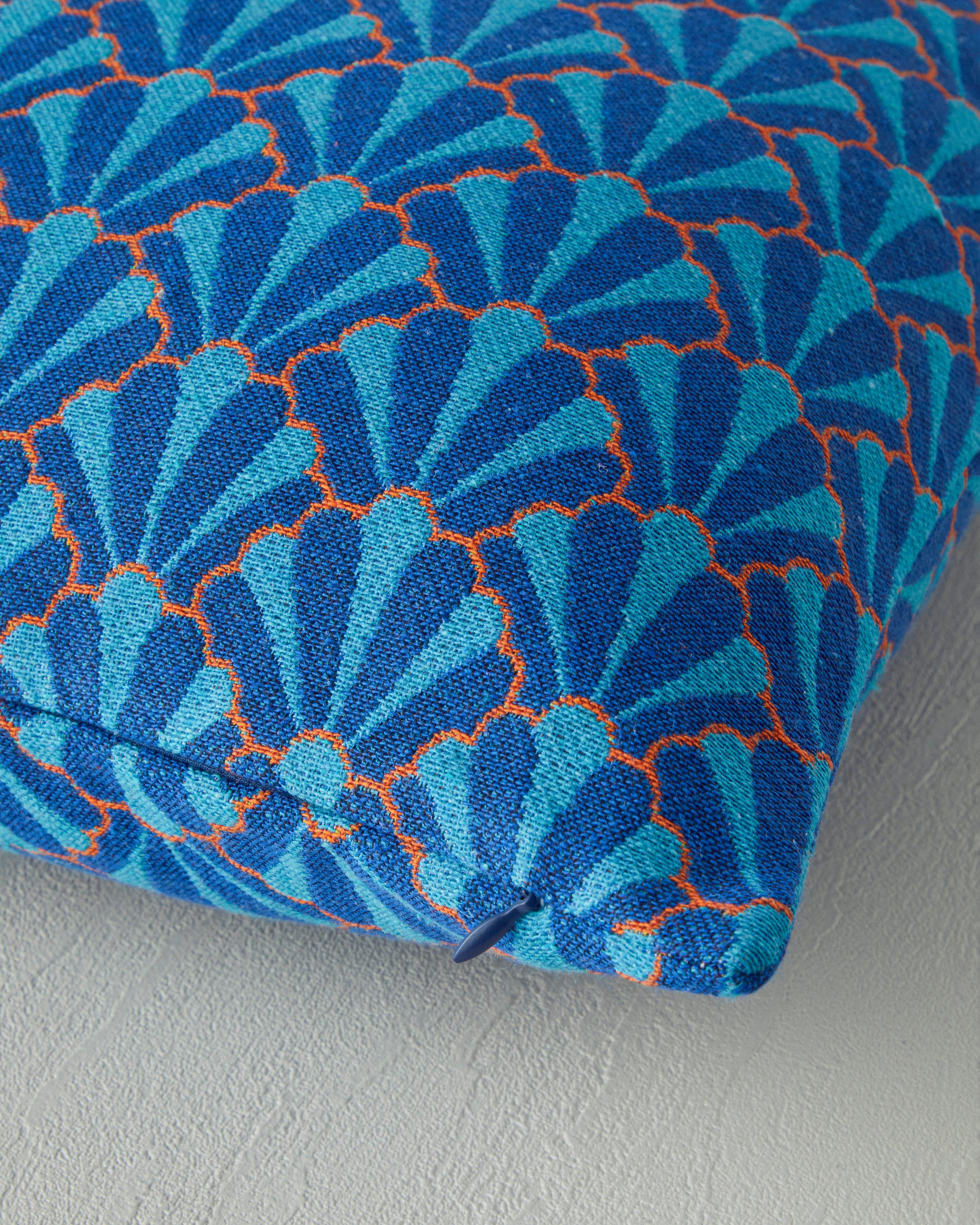 Sea Shell Decorative Cushion 45x45 cm Blue