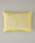Striped Decorative Cushion 35x50 cm Yellow
