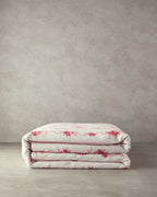 Flower Line Printed Summer Blanket - Orange - Double 200x220 cm (view 3)