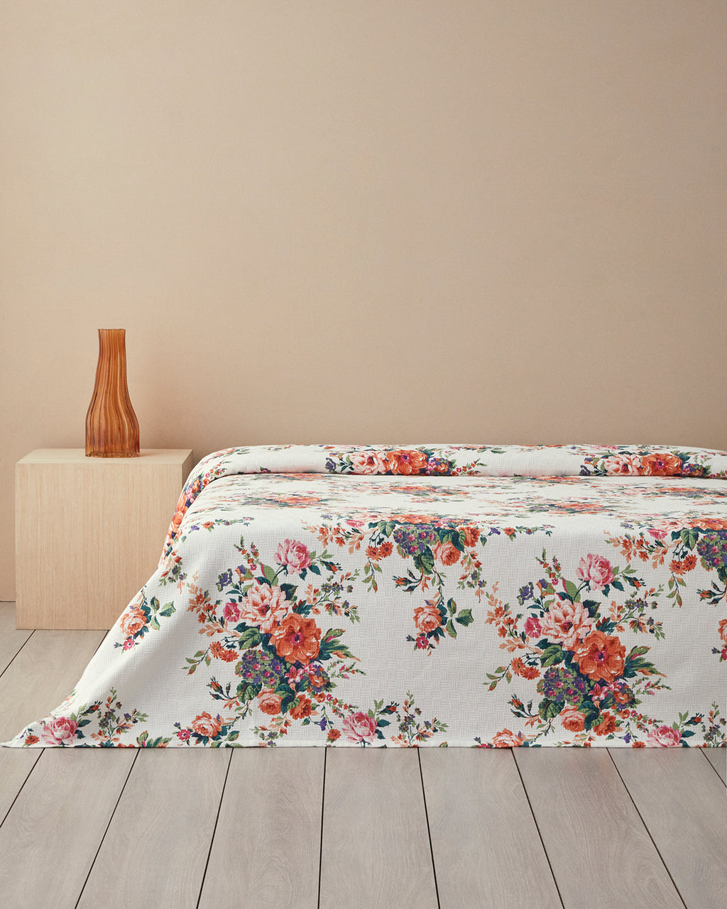 Classic Beauty Printed Double Size Summer Blanket 200x220 cm Pink