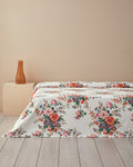 Classic Beauty Printed Double Size Summer Blanket 200x220 cm Pink