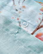 Soft Cotton with Digital Print Duvet Cover Set Turquoise (view 5)