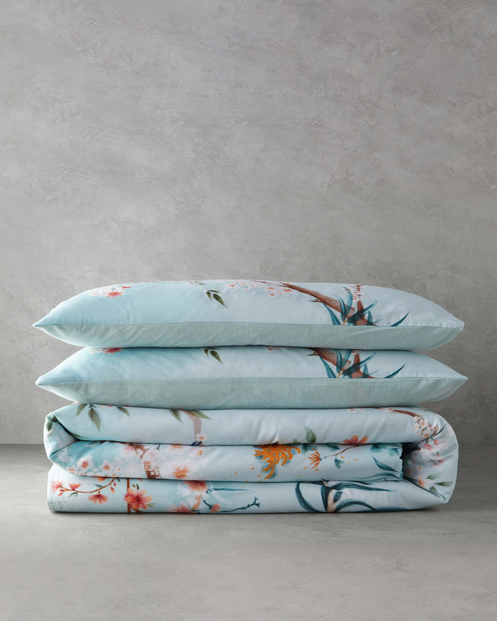 Soft Cotton with Digital Print Duvet Cover Set Turquoise (view 13)