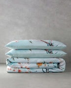 Soft Cotton with Digital Print Duvet Cover Set Turquoise (view 13)