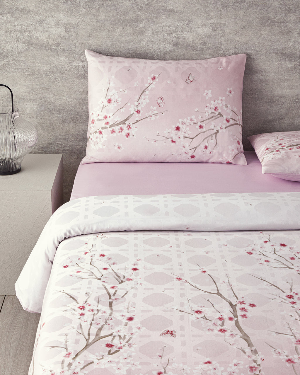 Jacquard Digital Soft Cotton Duvet Cover Set Pink - King 240x220 cm (view 2)