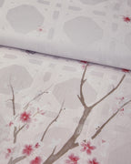 Jacquard Digital Soft Cotton Duvet Cover Set Pink (view 9)
