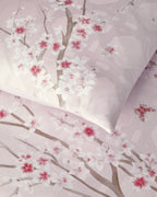 Jacquard Digital Soft Cotton Duvet Cover Set Pink (view 10)