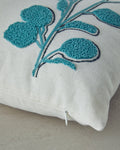 Punch Needle Embroidered Stuffed Cushion 33x50 cm Natural