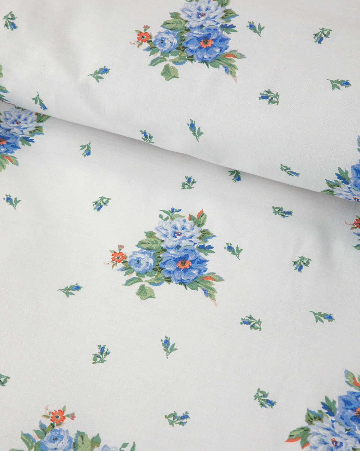 Cotton Duvet Cover Set Blue (view 7)