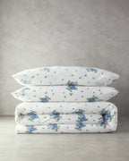 Cotton Duvet Cover Set Blue (view 10)