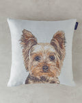 Stuffed Cushion 45x45 cm Ecru - Gray
